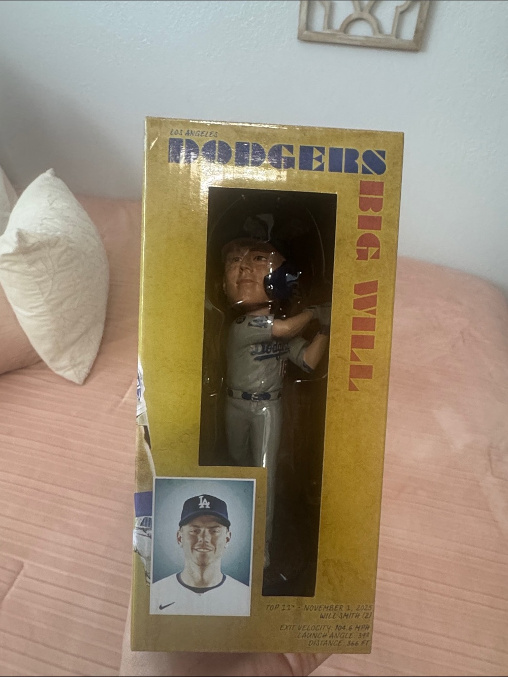 Los Angeles Dodgers Will Smith 'Big Will' Bobblehead - Blue and White
